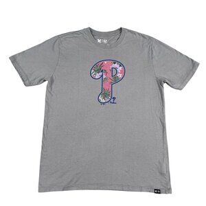 Philadelphia Phillies Hurley x  '47 Brand Grey Everyday T-Shirt Sz Small